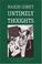 Cover of: Untimely thoughts