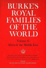 Cover of: Burke's royal families of the world. by 