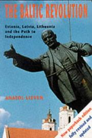 Cover of: The Baltic Revolution by Anatol Lieven