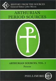 Cover of: Arthurian sources | Morris, John