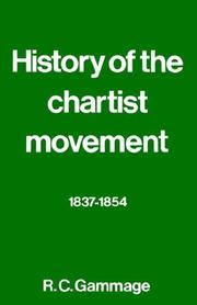 Cover of: History of the Chartist Movement (Chartist Studies series)