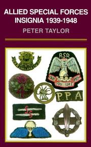 Cover of: Allied Special Forces Insignia