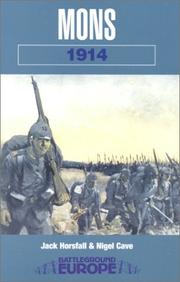 Cover of: MONS 1914 (Battleground Europe)