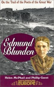 Cover of: Edmund Blunden by Helen McPhail