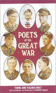 Cover of: Poets of the great war