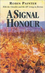 Cover of: A signal honour by Robin Painter