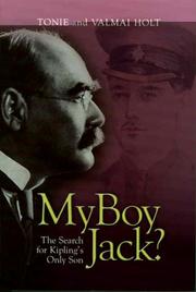 Cover of: MY BOY JACK: The Search of Kipling's Son