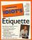 Cover of: Complete Idiot's Guide to Everyday Etiquette (The Complete Idiot's Guide)