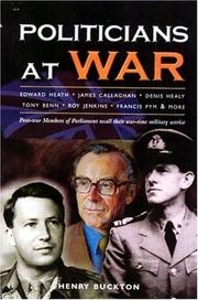 Cover of: Politicians at war