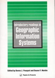 Cover of: Introductory readings in geographic information systems by edited by Donna J. Peuquet, Duane F. Marble.