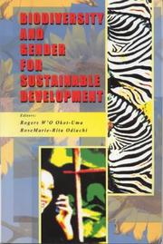 Cover of: Biodiversity and gender for sustainable development