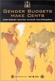 Cover of: Gender budgets make cents by Debbie Budlender ... [et al.].