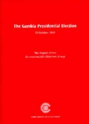 Cover of: The Gambia presidential election: 18th October 2001