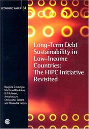 Long-term debt sustainability in low-income countries by Andreas Antoniou