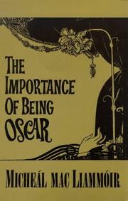 Cover of: The Importance of Being Oscar