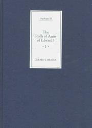 Cover of: Rolls of Arms of Edward I, 1272-1307 - set (Aspilogia)