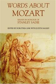Cover of: Words About Mozart: Essays in Honour of Stanley Sadie
