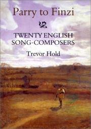 Cover of: Parry to Finzi | Trevor Hold