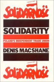 Cover of: Solidarity: Poland's independent trade union
