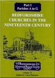 Cover of: Bedfordshire churches in the nineteenth century | 