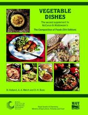 Cover of: Vegetable dishes.
