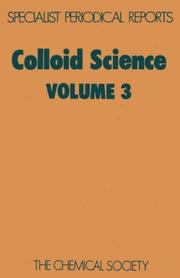 Cover of: Colloid Science (Colloid Science (Science & Behavior))