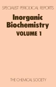 Cover of: Inorganic Biochemistry (Special Publication) by H. A. O. Hill