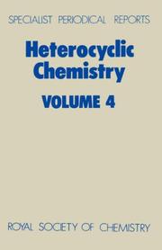 Cover of: Heterocyclic Chemistry (Specialist Periodical Reports) by Hans Suschitzky