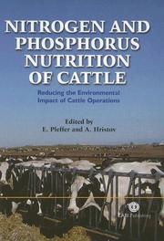 Cover of: Nitrogen and phosphorus nutrition in cattle
