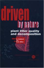 Cover of: Driven by nature by edited by G. Cadisch and K. E. Giller.