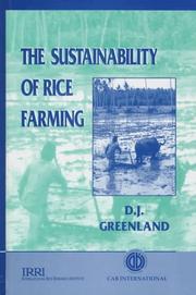 Cover of: The sustainability of rice farming