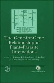 Cover of: The gene-for-gene relationship in plant-parasite interactions