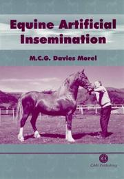 Cover of: Equine artificial insemination by Mina C. G. Davies Morel