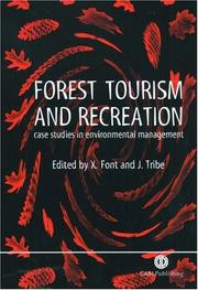 Cover of: Forest Tourism and Recreation by 
