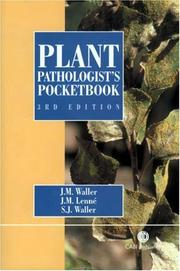 Cover of: Plant Pathologists' Pocketbook