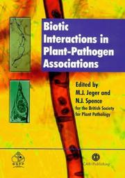 Cover of: Biotic Interactions in Plant-Pathogen Associations by 