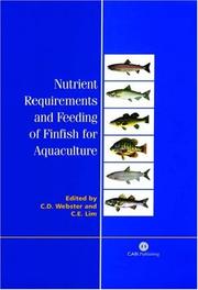 Cover of: Nutrient Requirements and Feeding of Finfish for Aquaculture (Cabi Publishing)