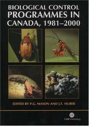 Cover of: Biological Control Programmes in Canada, 1981-2000 (Cabi Publishing) by 