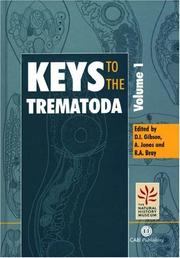 Cover of: Keys to the Trematoda: Volume 1 (Cabi Publishing)