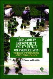 Cover of: Crop Variety Improvement and Its Effect on Productivity | 