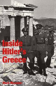Cover of: Inside Hitler's Greece by Mark Mazower