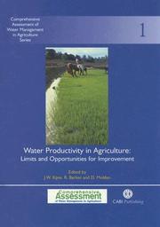 Cover of: Water Productivity in Agriculture by 