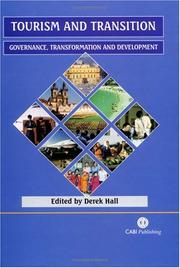 Cover of: Tourism and Transition by Derek R. Hall