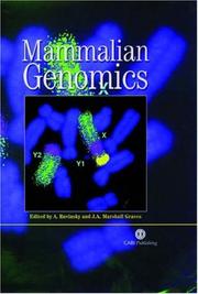 Cover of: Mammalian Genomics (Cabi Publishing) by 