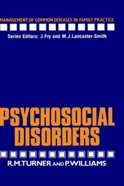 Cover of: Psychosocial disorders