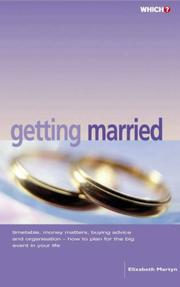 Cover of: The "Which?" Guide to Getting Married ("Which?" Consumer Guides)
