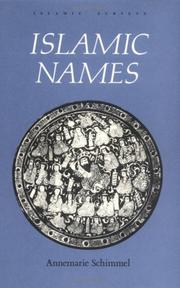 Cover of: Islamic names by Annemarie Schimmel