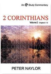 Cover of: 2 Corinthians: Volume 2 Chapters 8-13 (Evangelical Press Study Commentary)