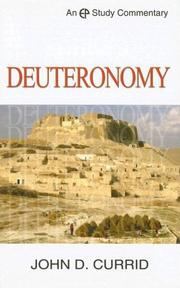 Cover of: Deuteronomy (Evangelical Press Study Commentary)