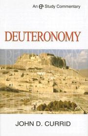 Cover of: Deuteronomy (Ep Study Commentary)